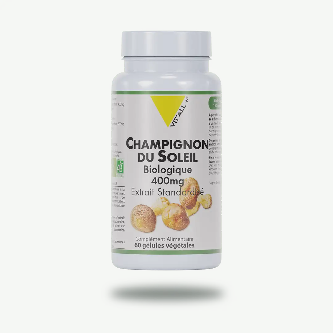 CHAMPIGNON DU SOLEIL BIO* 400mg CHAMPIGNON DU SOLEIL BIO* 400mg VIT'ALL+