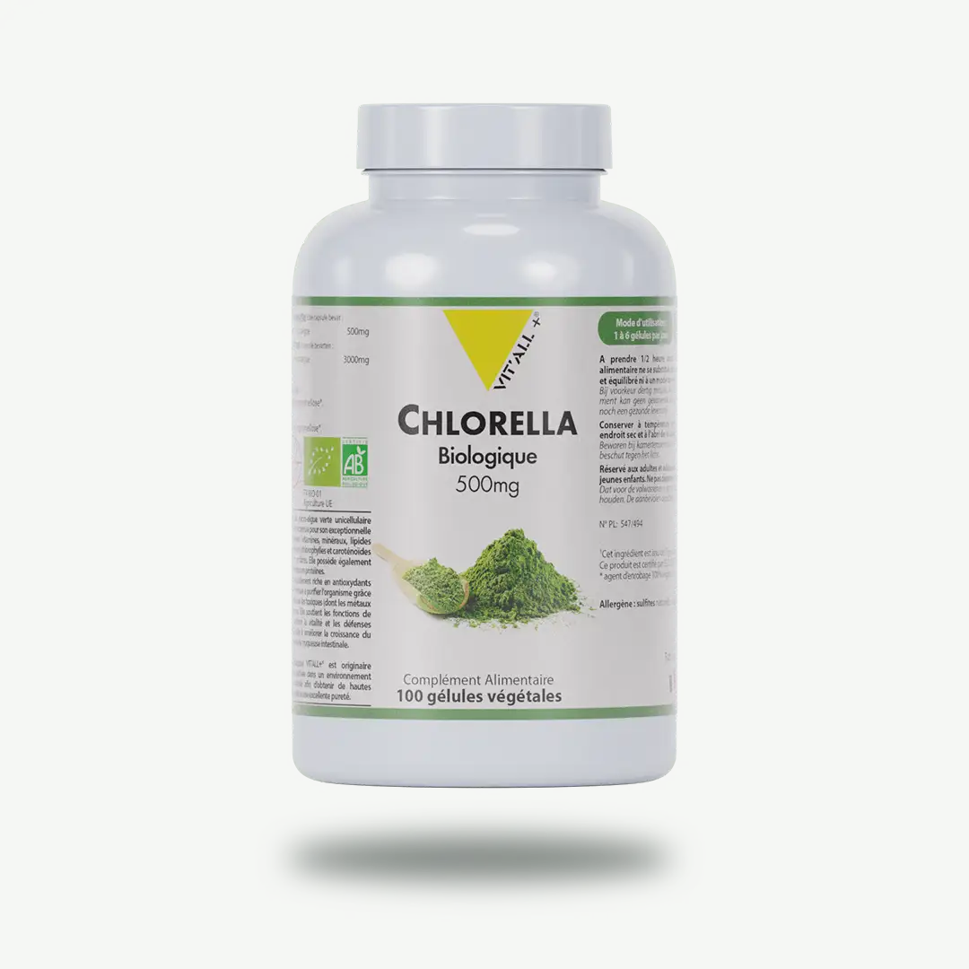 CHLORELLA Biologique* 500mg CHLORELLA Biologique* 500mg VIT'ALL+