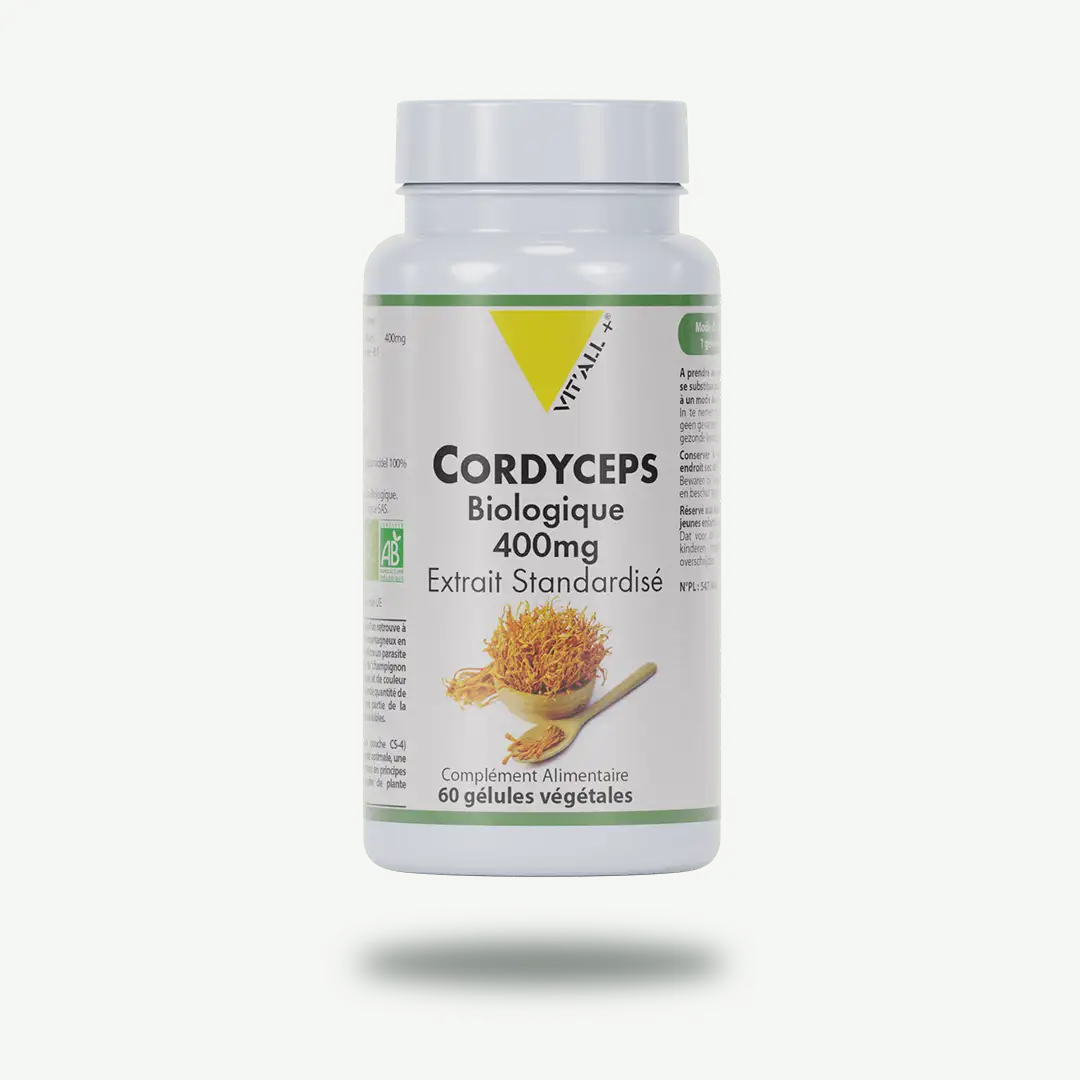 CORDYCEPS BIO* 400mg CORDYCEPS BIO* 400mg Extrait Standardisé VIT'ALL+
