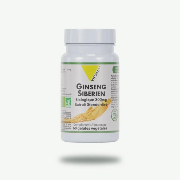 GINSENG SIBERIEN (Eleuthérocoque) BIO* 300mg Extrait Standardisé