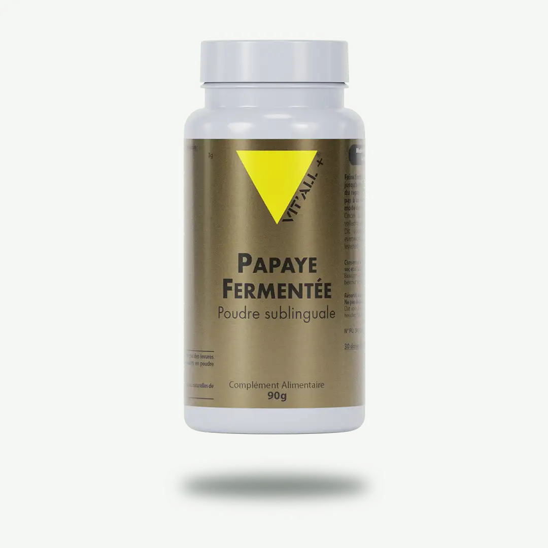 PAPAYE FERMENTÉE Poudre Sublinguale PAPAYE FERMENTEE (Poudre Sublinguale)