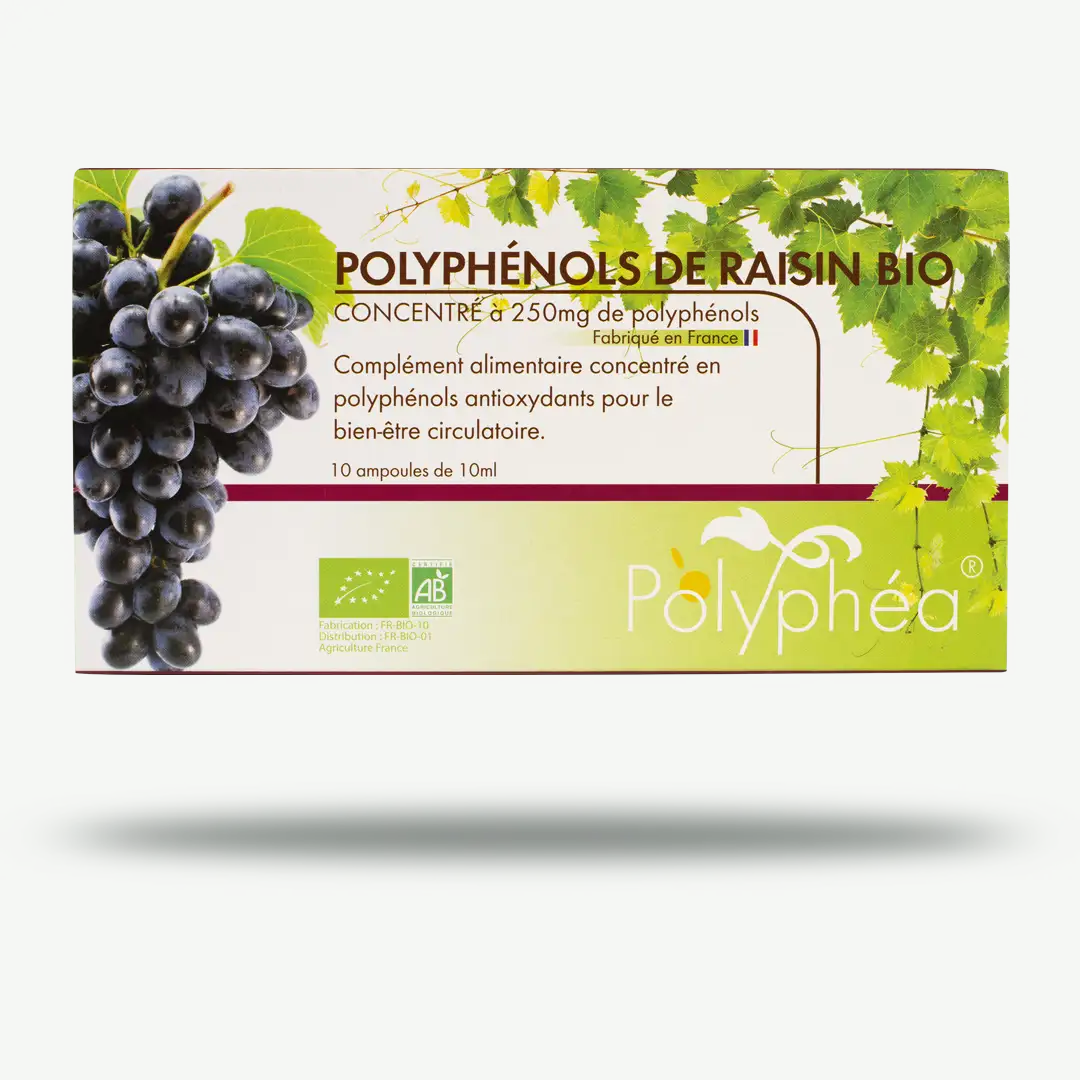 POLYPHEA® – POLYPHÉNOLS DE RAISIN BIO* 264mg Polyphea VIT'ALL+
