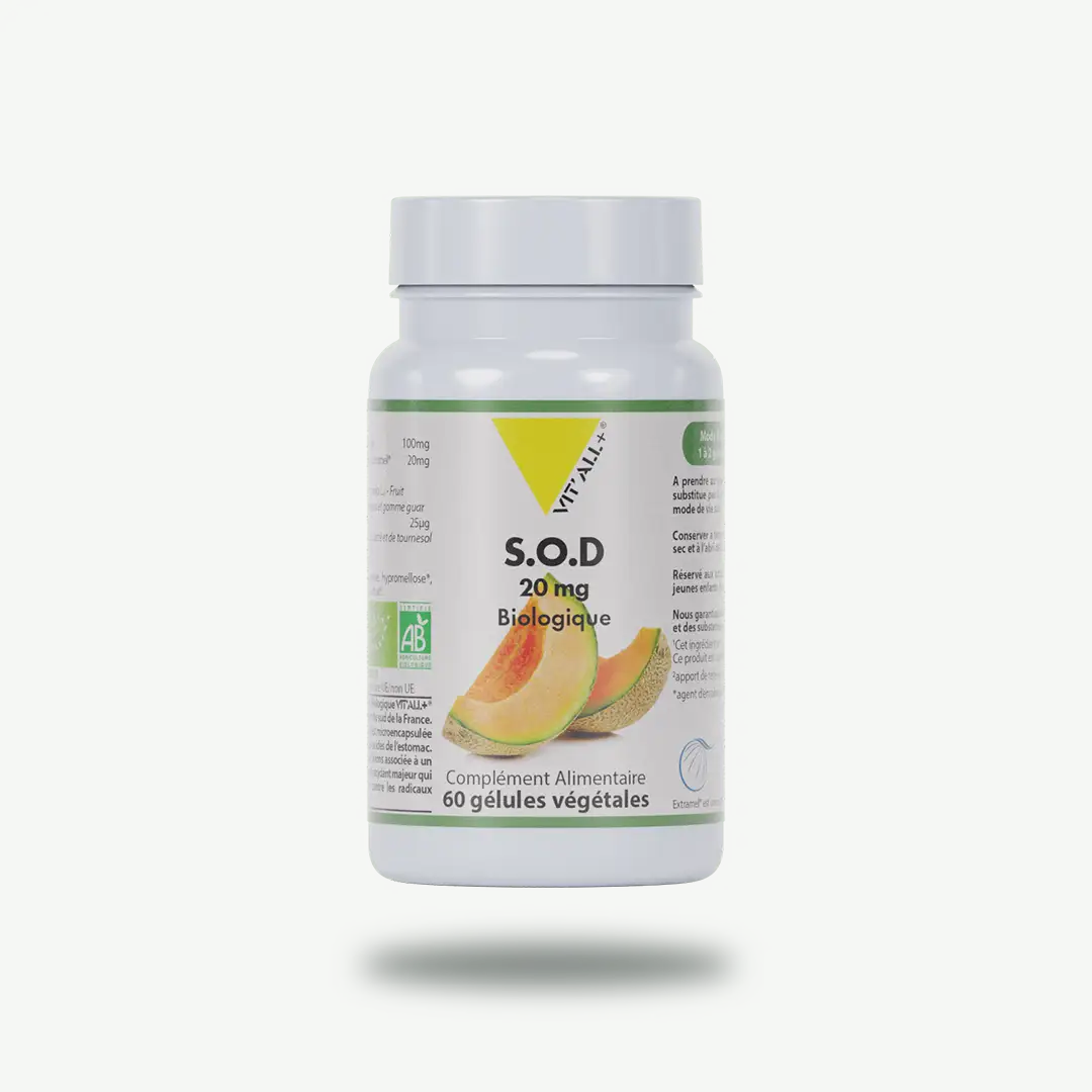 S.O.D VÉGÉTALE BIO* 20mg S.O.D VEGETALE BIO* 20MG VIT'ALL+