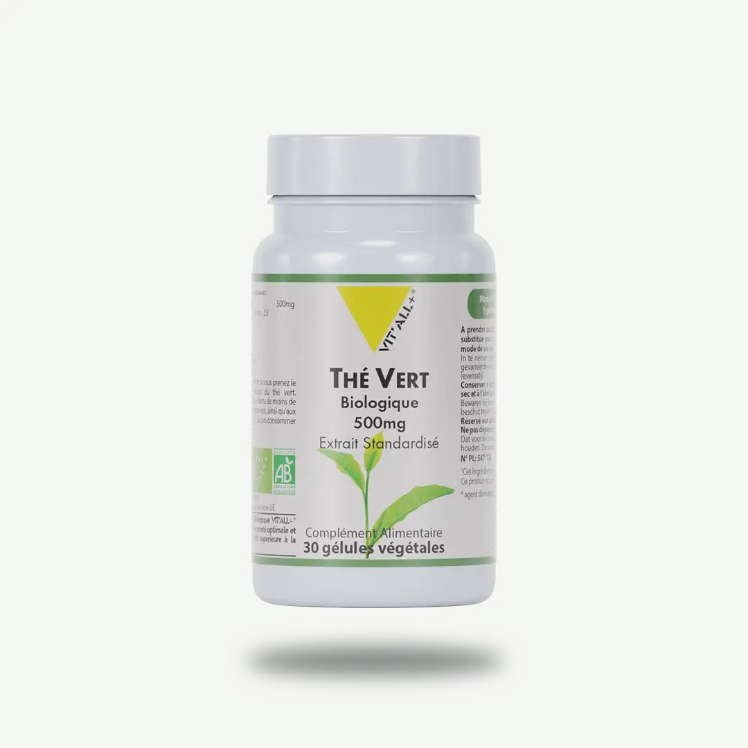 THÉ VERT BIO* 500mg THE VERT BIO* 500mg Extrait Standardisé