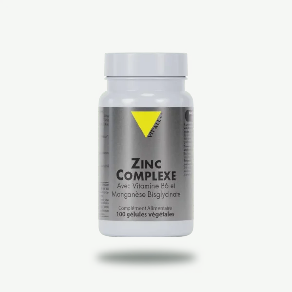 ZINC COMPLEXE (Zinc, Vitamine B6, Manganèse) VIT'ALL+